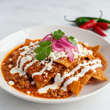 Chilaquiles con Chorizo