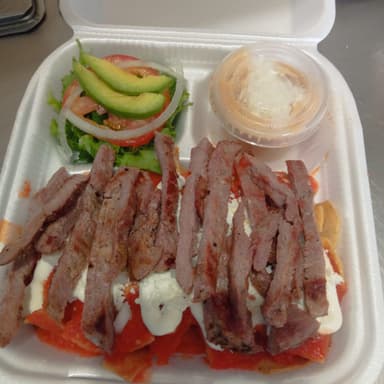 Chilaquiles con Carne