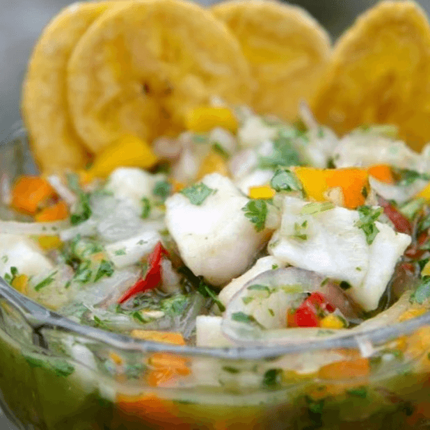 Ceviche De Pescado Grande
