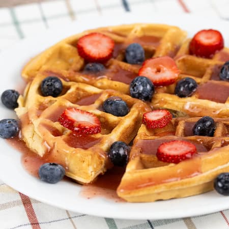 Waffles Frutos Rojos