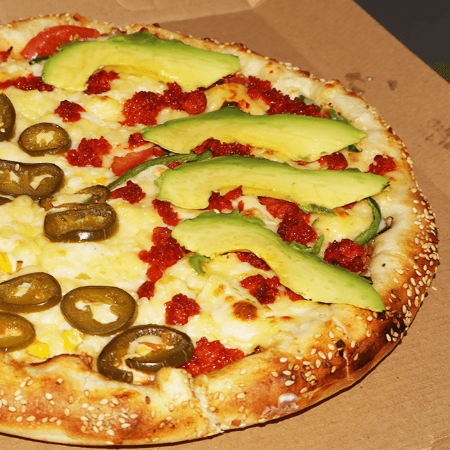 Pizza Mediana con orilla rellena