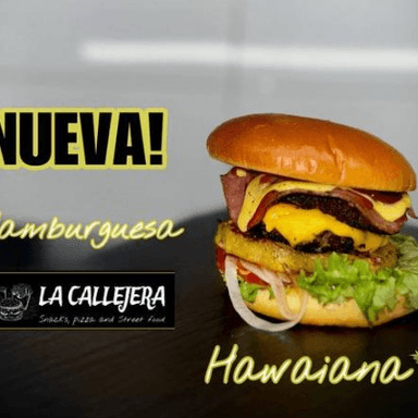 Hamburguesa Hawaina + Gaseosa 355 Ml