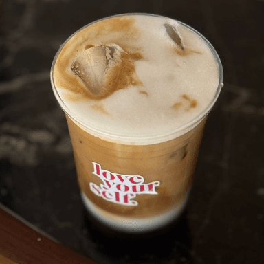 Honey Lavanda Latte Helado
