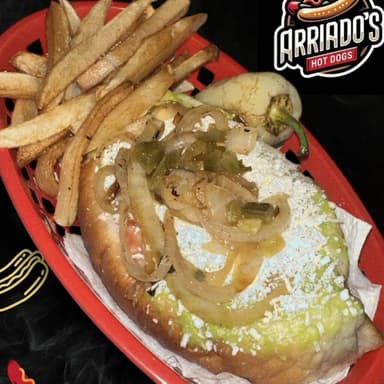 Hot Dog Doble Salchicha Con Papas