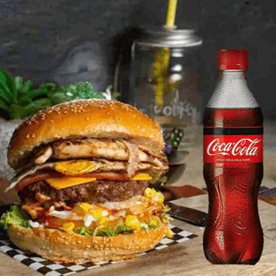 Combo Hamburguesa Mixta + Coca-Cola 400ml