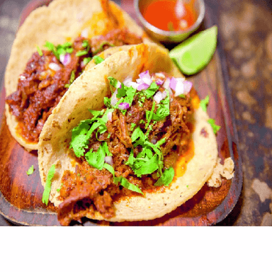 Taco Barbacoa Blando ( TORTILLA NATURAL )
