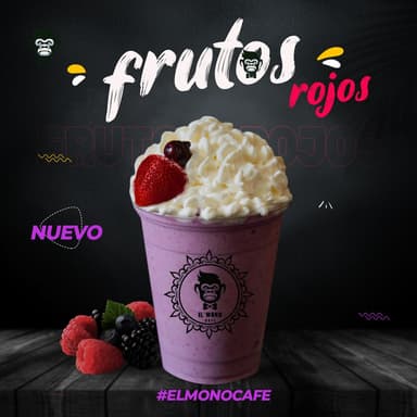 Frappé Frutos Rojos