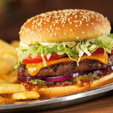 BURGER CON QUESO