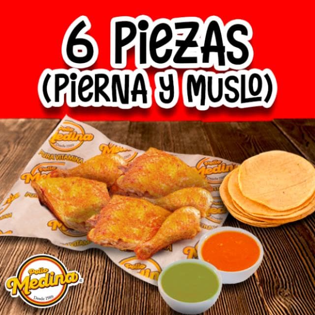 6 PZ PIERNA Y MUSLO