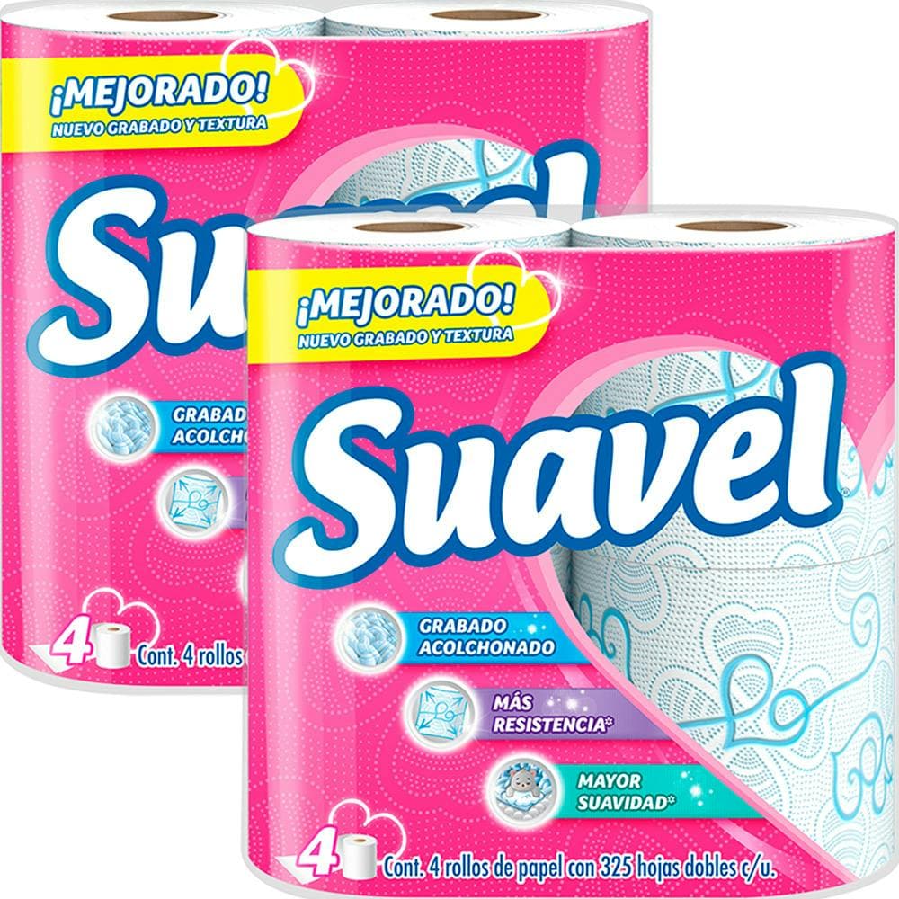 2 Higienico Suavel 325h 4rollos