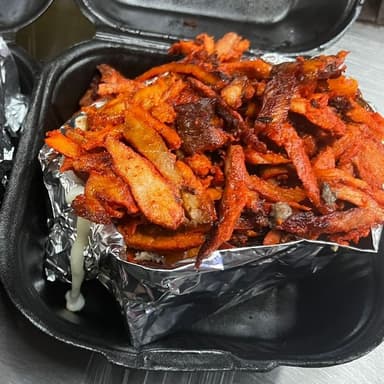 Papa Asada con Trompo