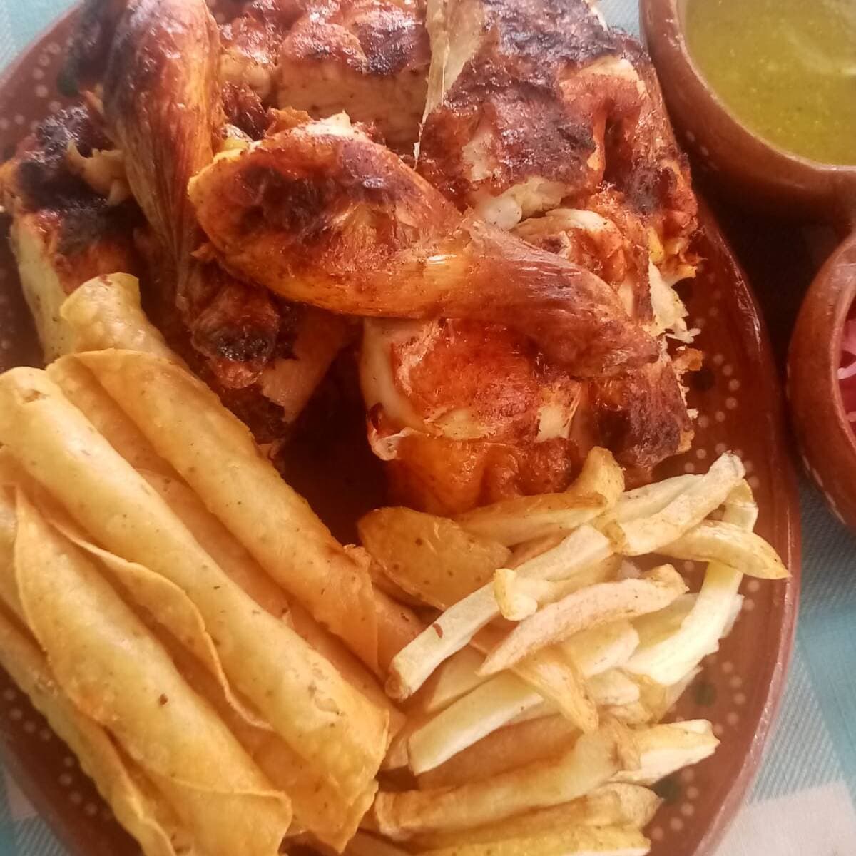 Medio Pollo Asado