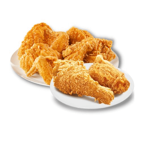 12 Piezas de Pollo Frito + Tortillas