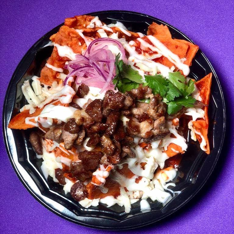 Chilaquiles con Carne