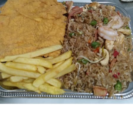 Combo Familiar con Papas, Chuleta y Gaseosa