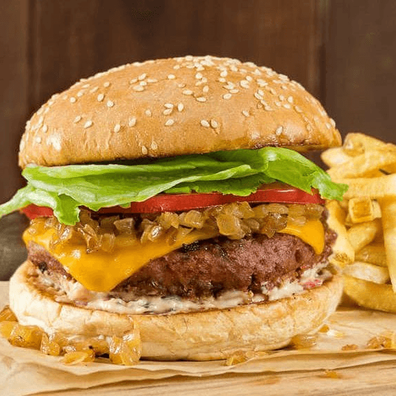 HAMBURGUESA DE RES