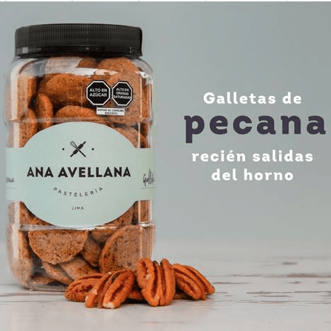 Pomo de Galletas de Pecanas