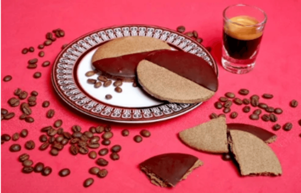 Galleta de café con chocolate