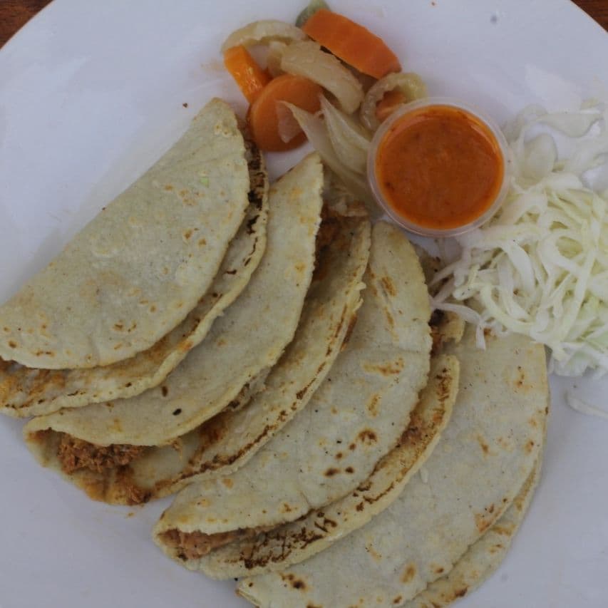 Tacos de Tortilla Recién Hecha de Carne