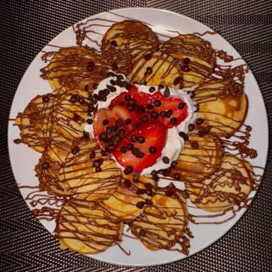 Mini Hot Cakes Dos Ingredientes Incluidos