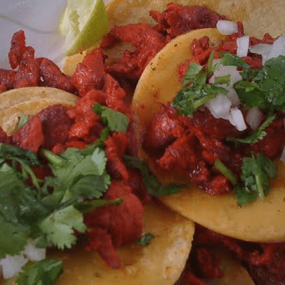 Tacos de Trompo en Harina