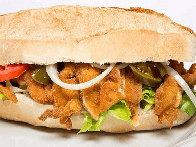Lonche de Milanesa de Pollo