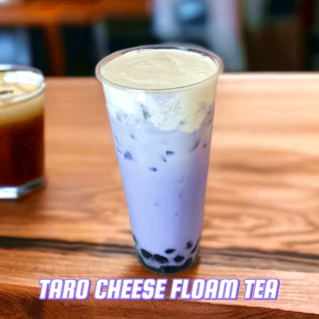 Taro Cheese Floam Tea