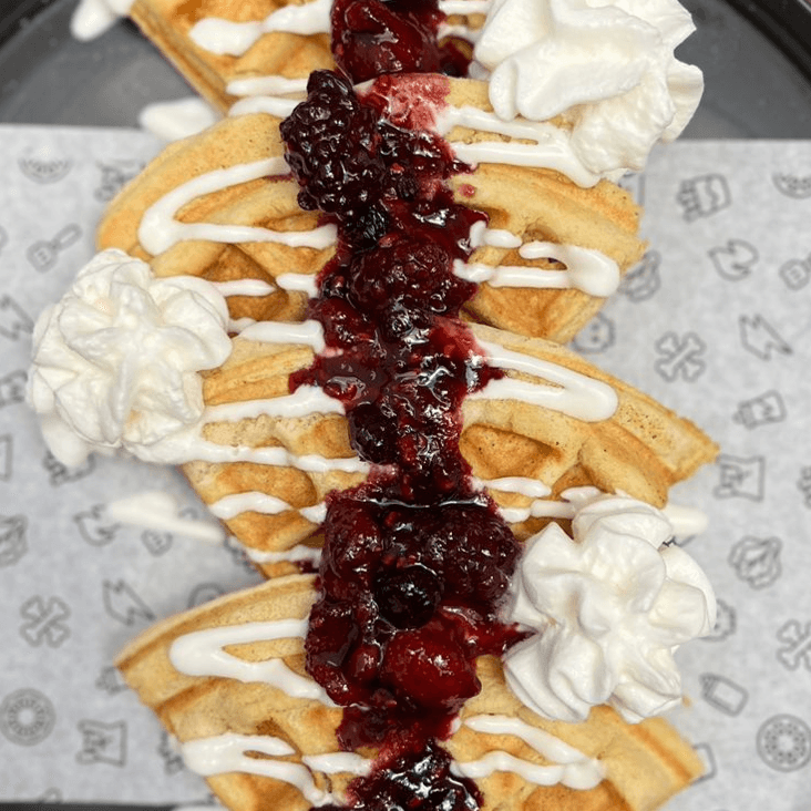 Waffle de Frutos Rojos