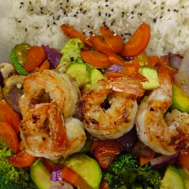 Teppan Camarón (Cuatro Piezas)