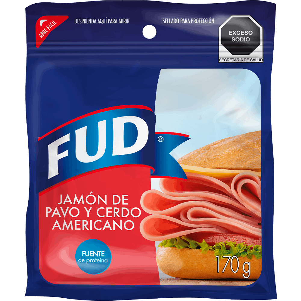 JAMON PAVO Y CERDO FUD 170G