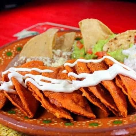 ENCHILADAS POTOSINAS (1/2 ORDEN)