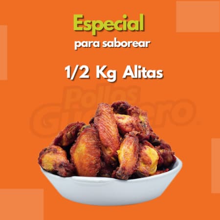 Especial Alitas 1/2 K