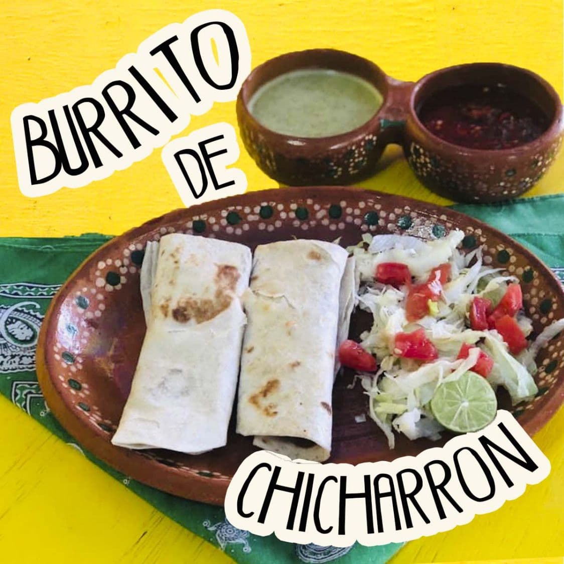 Burrito de Chicharrón Prensado