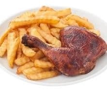 1/4 Pollo sin Ensalada