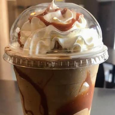 Frape cajeta Leche santa clara.