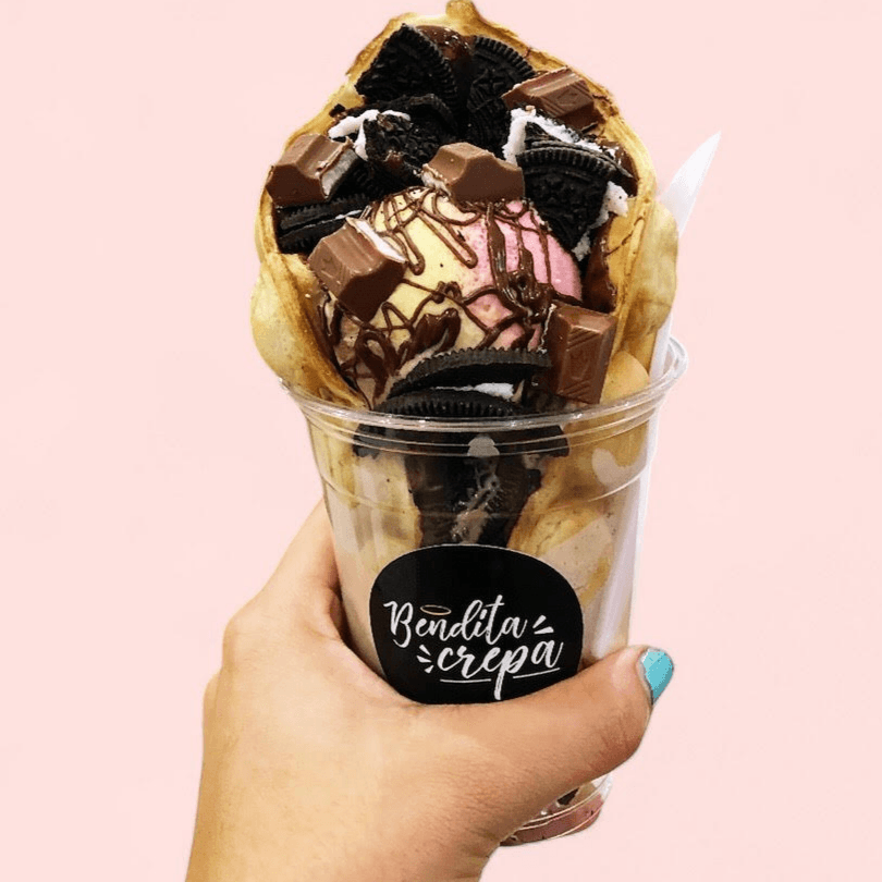 Wowffle de NUTELLA CON OREO, KINDER Y HELADO