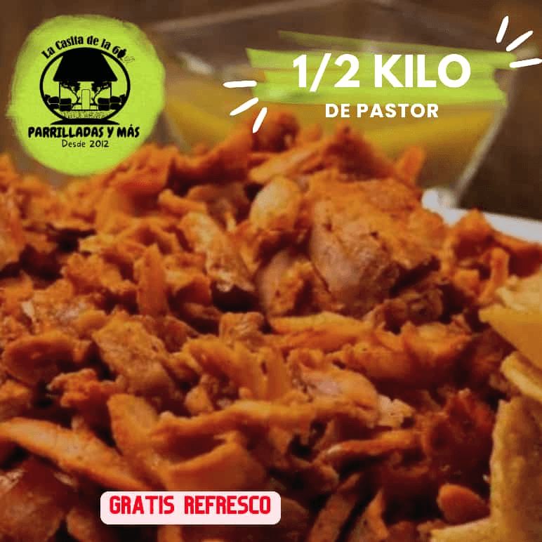 Tablita de Pastor 3 Personas + Refresco