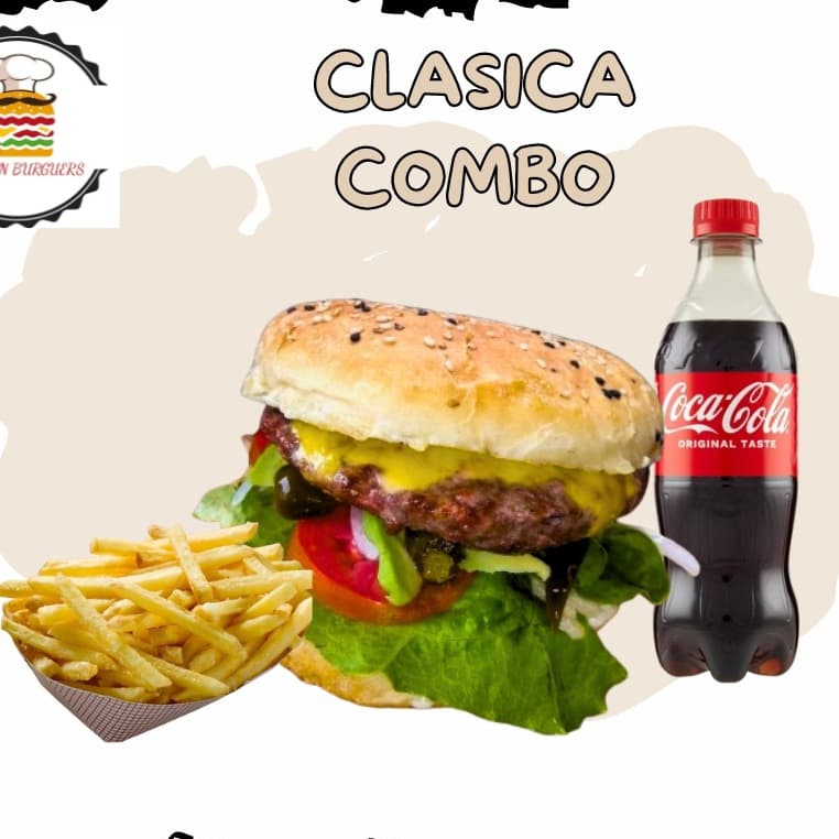 Hamburguesa Clásica Combo
