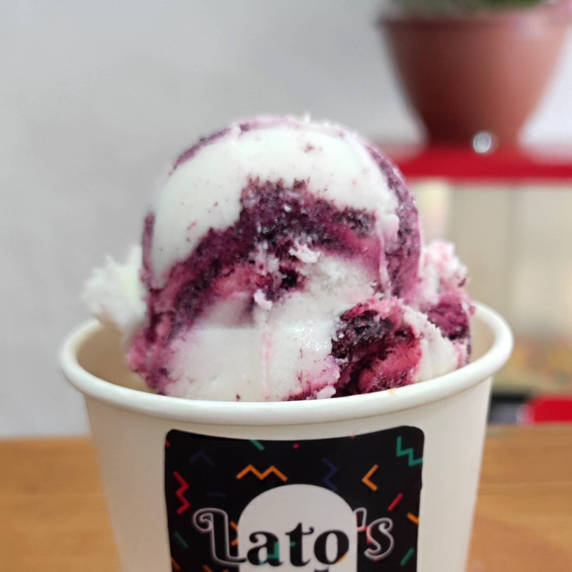 Helado queso con zarza 1/2 litro