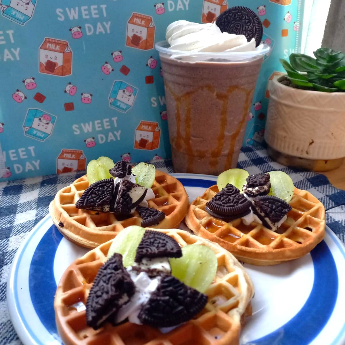 Miniswaffles Y Frappe OREO