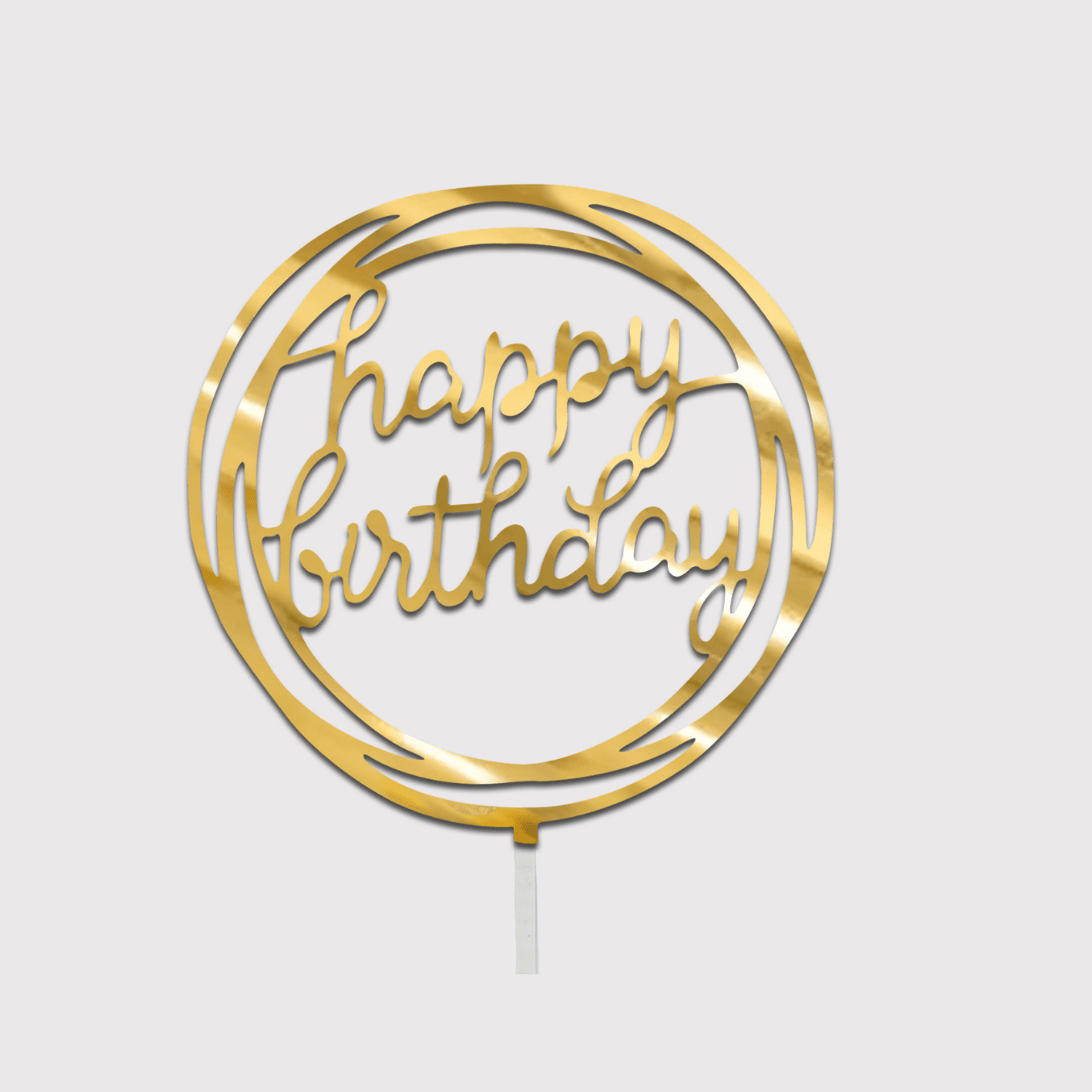 Cake Topper Happy Birthday Redondo