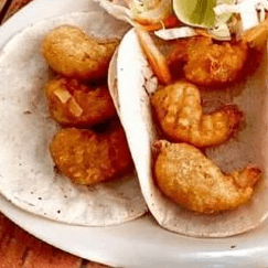 TACO CAPEADO DE CAMARON
