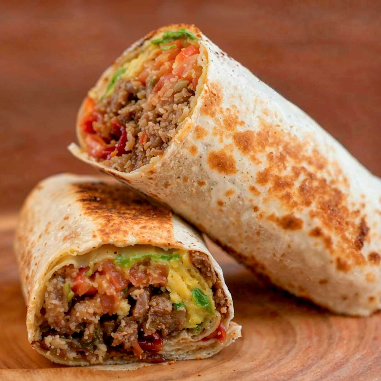 Burrita de huevo a la mexicana
