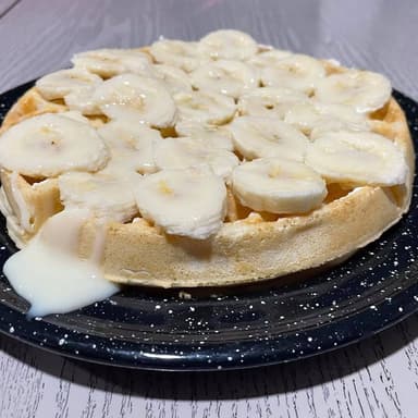 Waffle Plátano