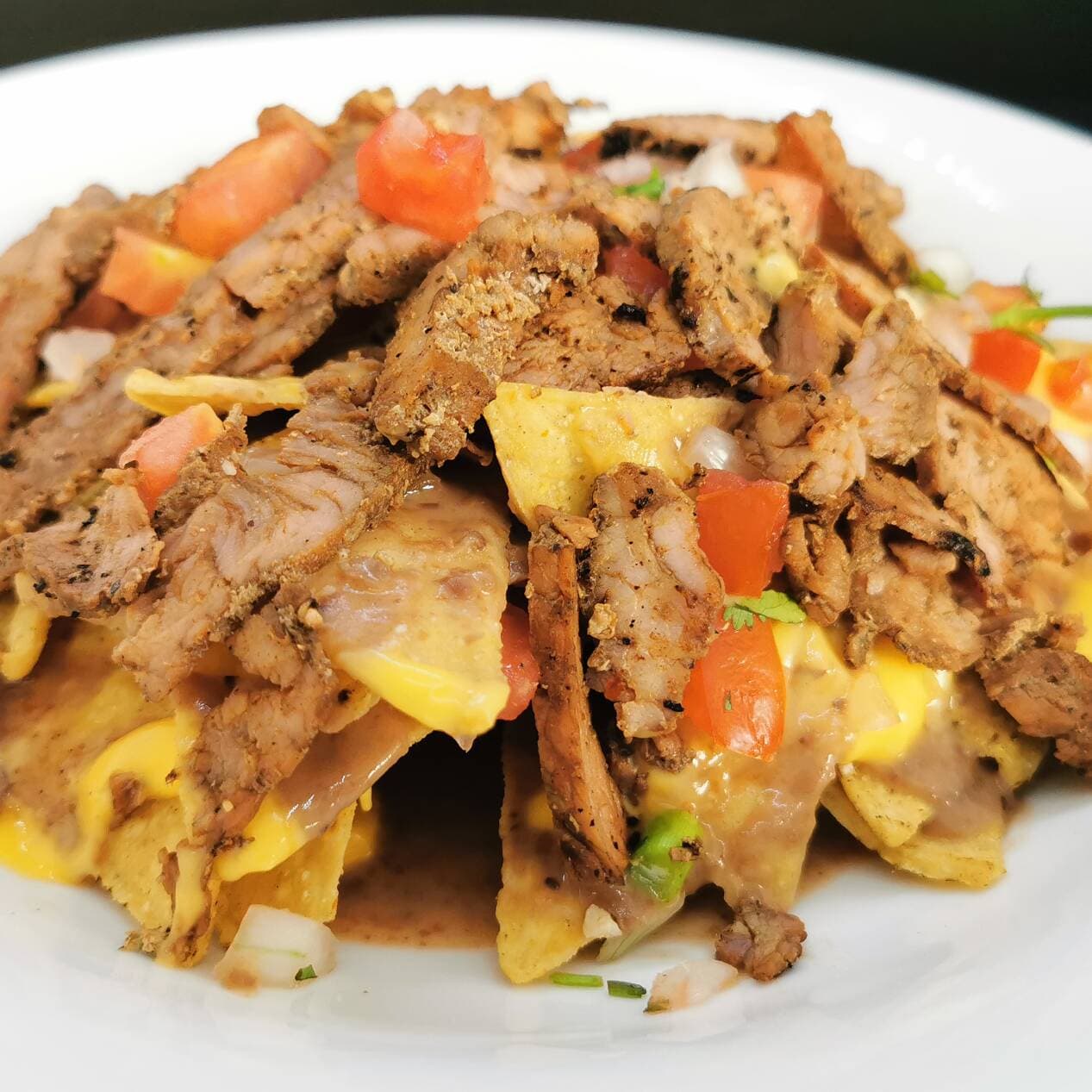 Nachos con Arrachera