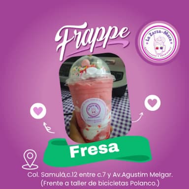 FRAPPE DE FRESA
