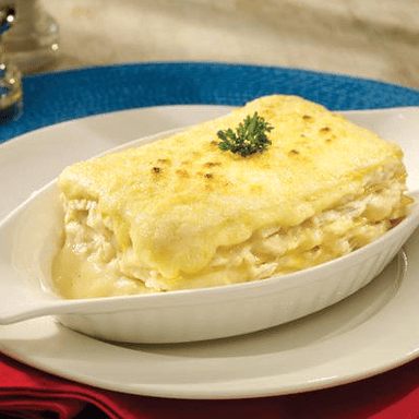 Lasagna Pollo +Acompañamiento a precio especial