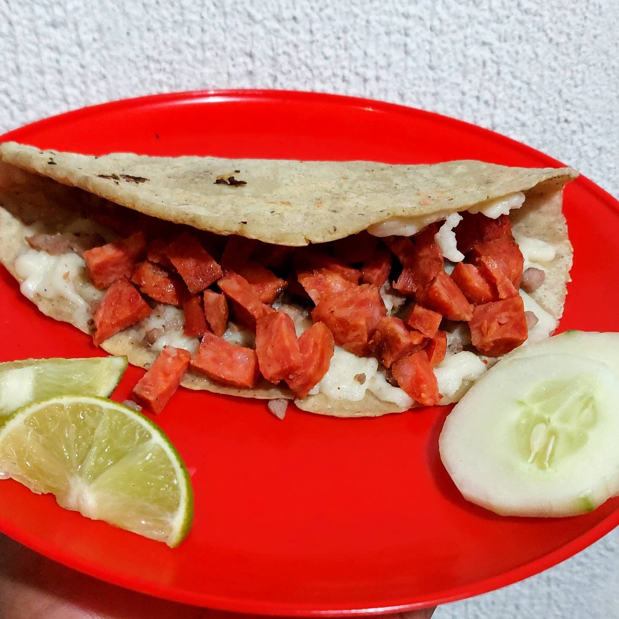 Quesadilla de Chorizo Corona