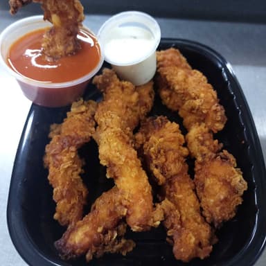 tiras de pollo crujientes