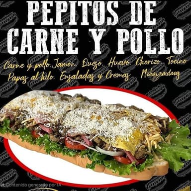 Pepito Venezolano de 50 cm